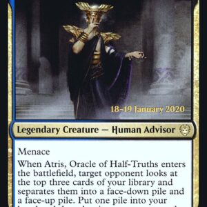 Atris, Oracle of Half-Truths (PTHB #209s, NM, foil, EN)