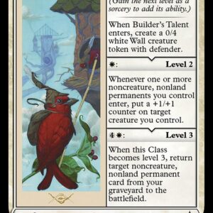 Builder's Talent (BLB #5, NM, nonfoil, EN)