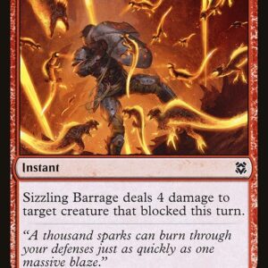 Sizzling Barrage (ZNR #162, NM, foil, EN)