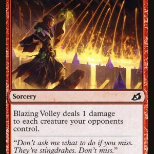 Blazing Volley (IKO #107, NM, nonfoil, EN)