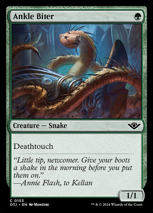 Ankle Biter (OTJ #153, NM, nonfoil, EN)