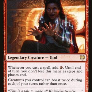 Birgi, God of Storytelling // Harnfel, Horn of Bounty (KHM #123, NM, nonfoil, EN)