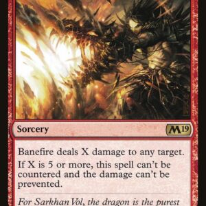 Banefire (M19 #130, NM, nonfoil, EN)