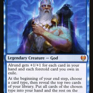 Alrund, God of the Cosmos // Hakka, Whispering Raven (KHM #40, NM, nonfoil, EN)
