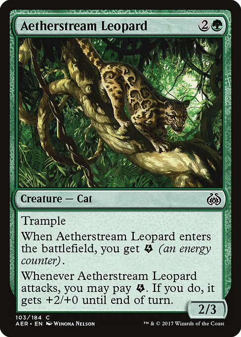 Aetherstream Leopard (AER #103, NM, nonfoil, EN)