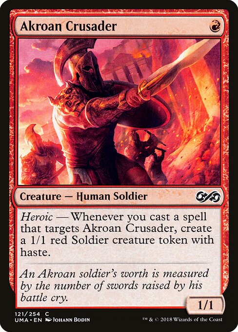 Akroan Crusader (UMA #121, NM, nonfoil, EN)