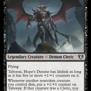 Taborax, Hope's Demise (CMM #189, NM, nonfoil, EN)
