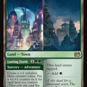 Zanarkand, Ancient Metropolis // Lasting Fayth (FIN #293, NM, nonfoil, EN)
