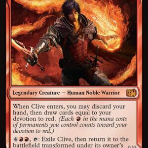 Clive, Ifrit's Dominant // Ifrit, Warden of Inferno (FIN #133, NM, nonfoil, EN)