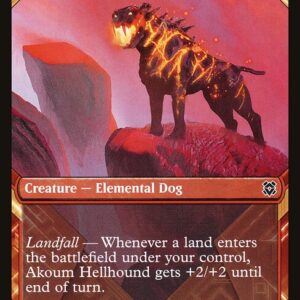 Akoum Hellhound (ZNR #299, NM, nonfoil, EN)