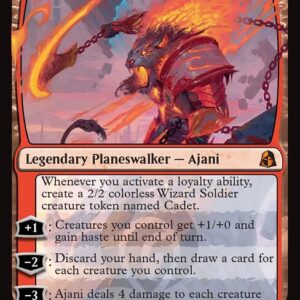 Ajani Unrelenting (FRA #242, NM, nonfoil, EN)