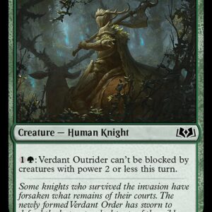 Verdant Outrider (WOE #196, NM, nonfoil, EN)