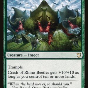Crash of Rhino Beetles (C18 #29, NM, nonfoil, EN)