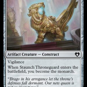 Staunch Throneguard (CMM #412, NM, nonfoil, EN)