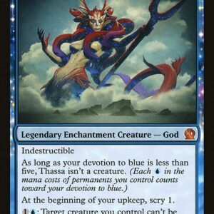 Thassa, God of the Sea (THS #66, NM, foil, EN)