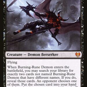 Burning-Rune Demon (KHM #81, NM, nonfoil, EN)