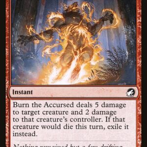 Burn the Accursed (MID #132, NM, foil, EN)